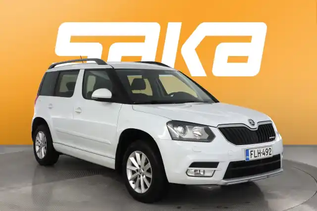 Valkoinen Maastoauto, Skoda Yeti – FLH-492