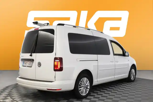 Valkoinen Tila-auto, Volkswagen Caddy Maxi – FNT-103