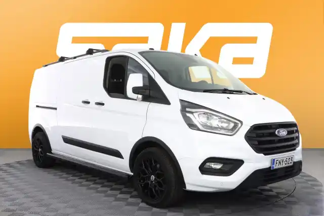 Valkoinen Pakettiauto, Ford Transit Custom – FNY-523