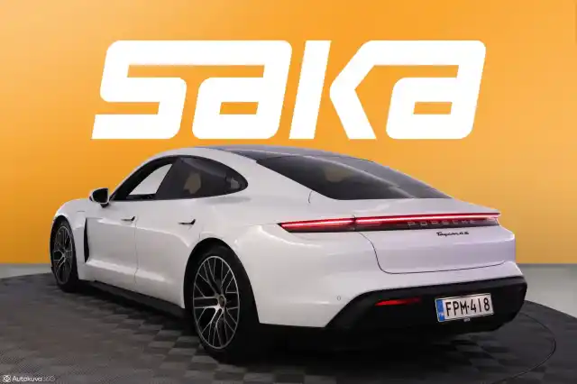 Valkoinen Sedan, Porsche Taycan – FPM-418