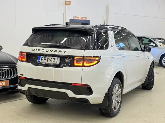 Valkoinen Maastoauto, Land Rover Discovery Sport – FPY-431