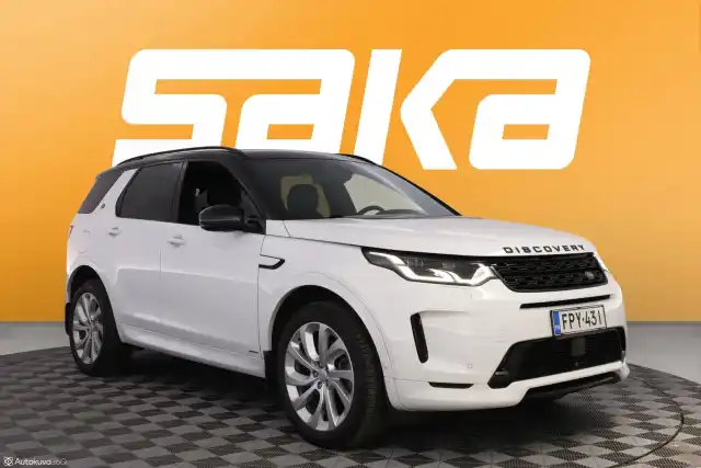 Valkoinen Maastoauto, Land Rover Discovery Sport – FPY-431