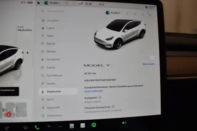 Valkoinen Maastoauto, Tesla Model Y – FRF-274