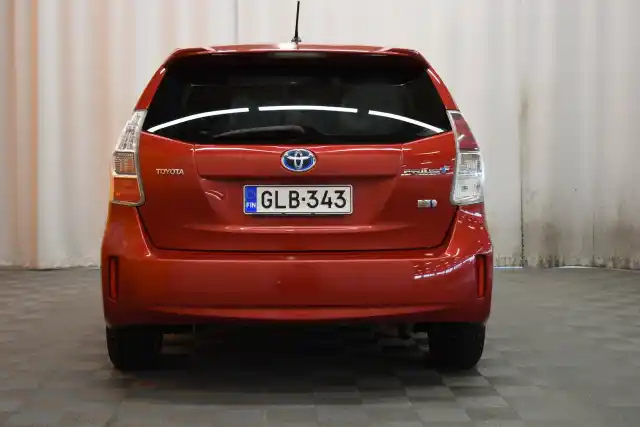 Punainen Tila-auto, Toyota Prius+ – GLB-343