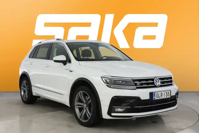 Valkoinen Maastoauto, Volkswagen Tiguan – GLR-135