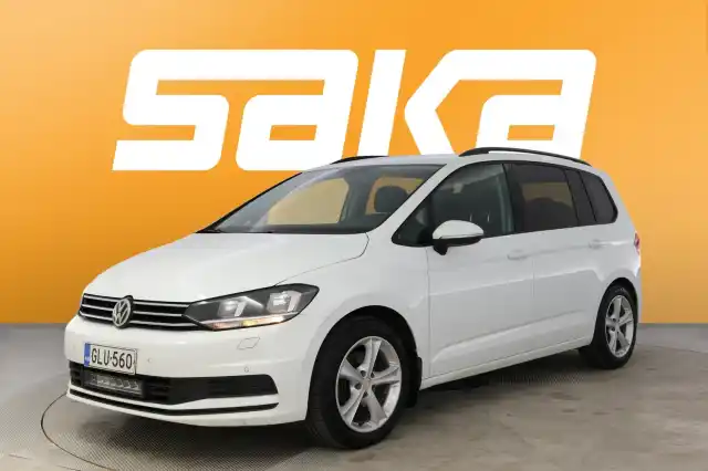 Valkoinen Tila-auto, Volkswagen Touran – GLU-560