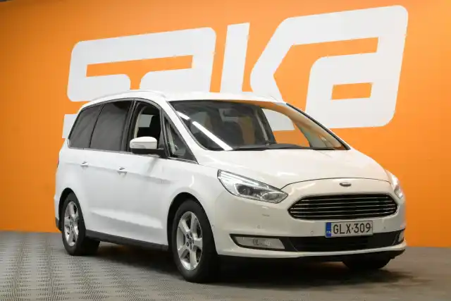 Valkoinen Tila-auto, Ford Galaxy – GLX-309