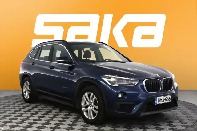 Sininen Maastoauto, BMW X1 – GMA-636