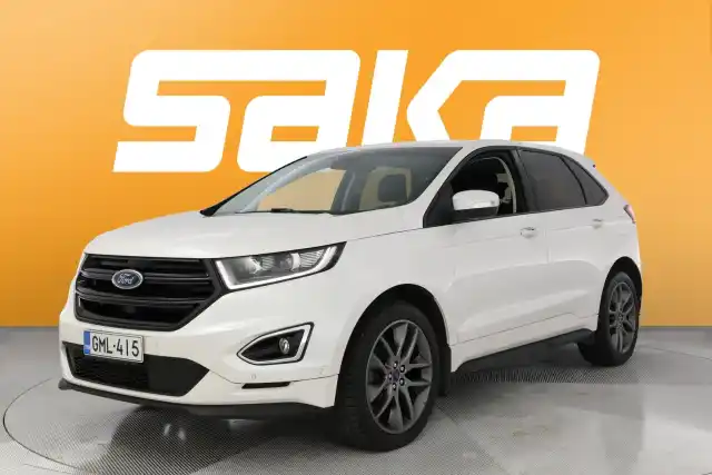 Valkoinen Maastoauto, Ford Edge – GML-415