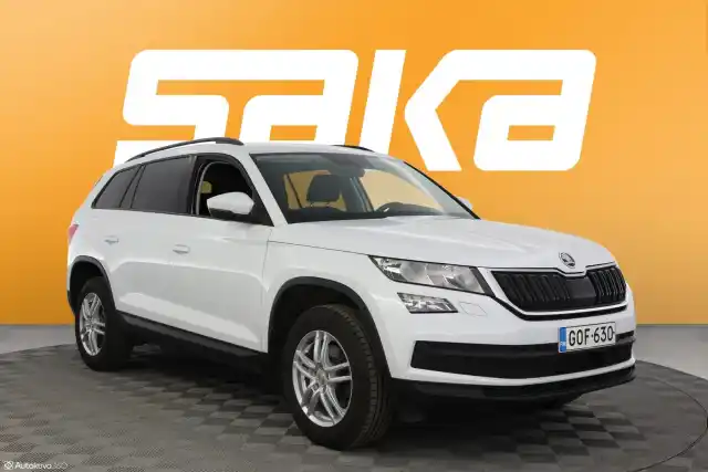 Valkoinen Maastoauto, Skoda Kodiaq – GOF-630