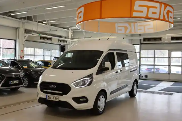 Valkoinen Pakettiauto, Ford Transit Custom – GOJ-422