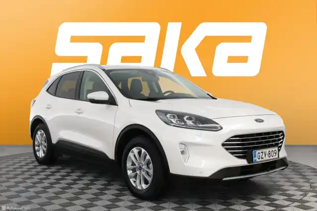 Valkoinen Maastoauto, Ford Kuga – GZV-809