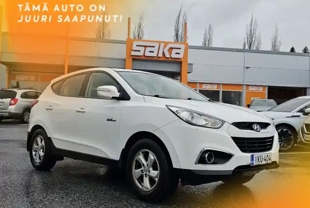 Valkoinen Maastoauto, Hyundai ix35 – IKU-404