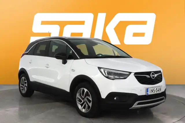 Valkoinen Maastoauto, Opel Crossland X – INS-549