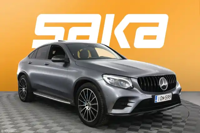 Harmaa Coupe, Mercedes-Benz GLC – ION-599