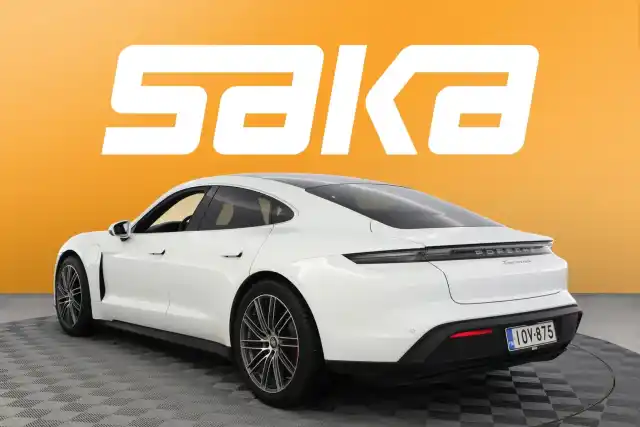 Valkoinen Sedan, Porsche Taycan – IOV-875