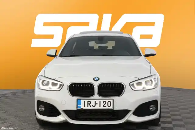 Valkoinen Viistoperä, BMW 118 – IRJ-120