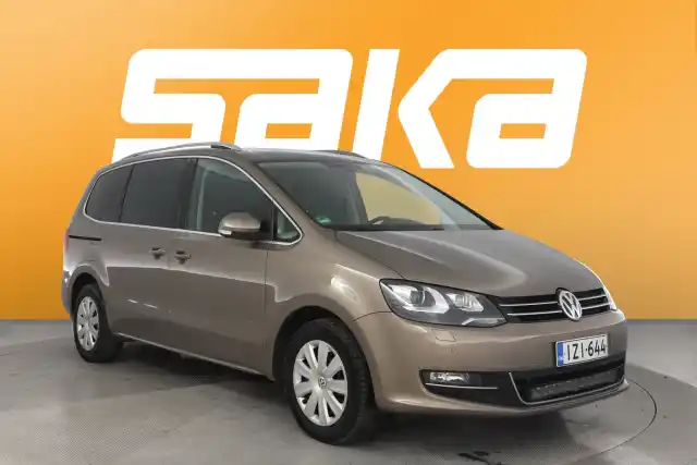 Ruskea (beige) Tila-auto, Volkswagen Sharan – IZI-644