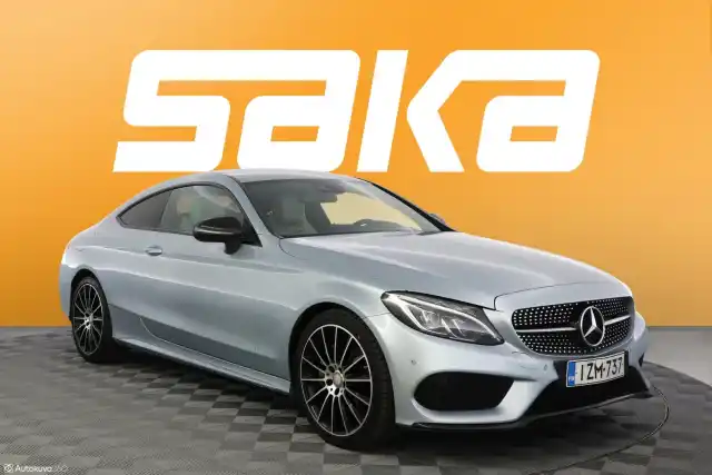 Harmaa Coupe, Mercedes-Benz C – IZM-737