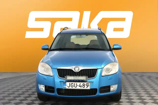 Sininen Tila-auto, Skoda Roomster – JGU-489