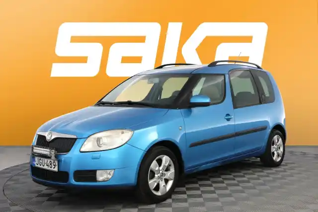 Sininen Tila-auto, Skoda Roomster – JGU-489