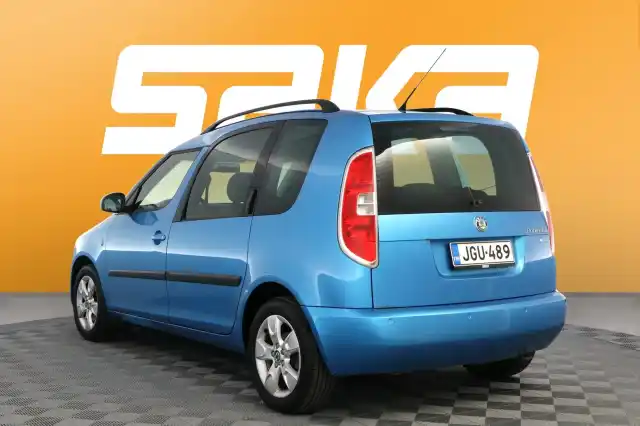 Sininen Tila-auto, Skoda Roomster – JGU-489