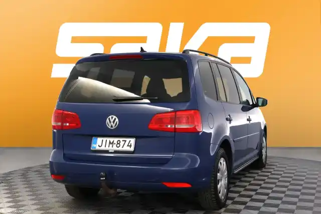 Sininen Tila-auto, Volkswagen Touran – JIM-874