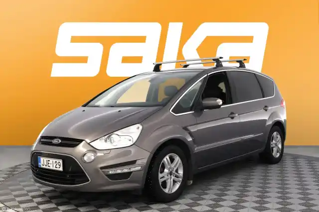 Harmaa Tila-auto, Ford S-Max – JJE-129