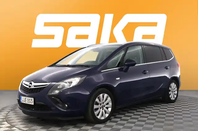Sininen Tila-auto, Opel Zafira Tourer – JJE-203