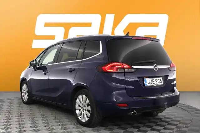 Sininen Tila-auto, Opel Zafira Tourer – JJE-203