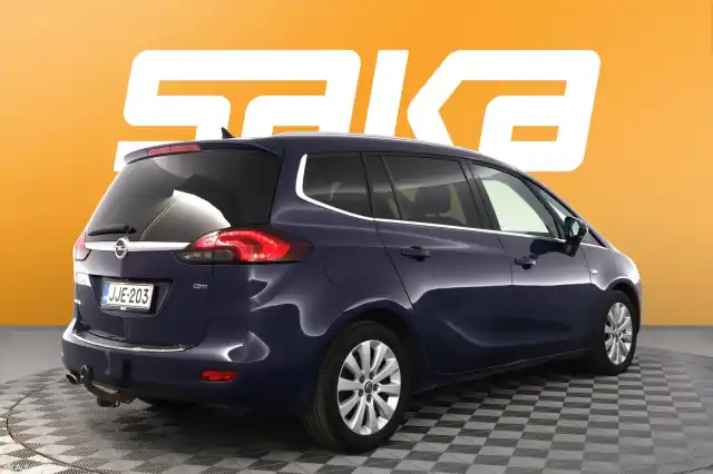 Sininen Tila-auto, Opel Zafira Tourer – JJE-203