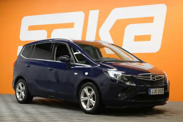 Sininen Tila-auto, Opel Zafira Tourer – JJE-203