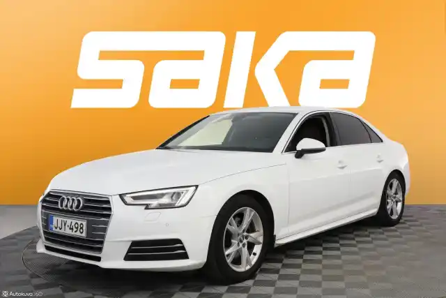 Valkoinen Sedan, Audi A4 – JJY-498