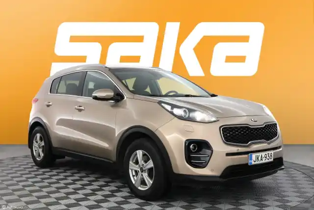 Harmaa Maastoauto, Kia Sportage – JKA-938