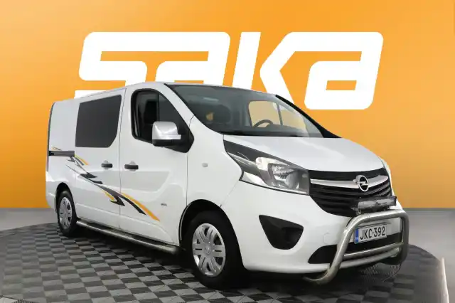 Valkoinen Pakettiauto, Opel Vivaro – JKC-392