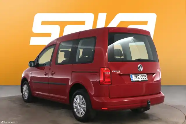 Punainen Tila-auto, Volkswagen Caddy – JKE-605