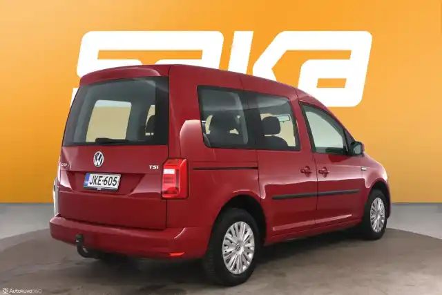 Punainen Tila-auto, Volkswagen Caddy – JKE-605