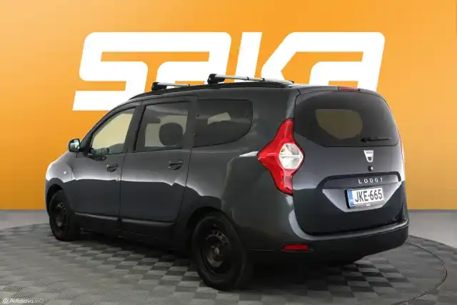 Harmaa Tila-auto, Dacia Lodgy – JKE-665