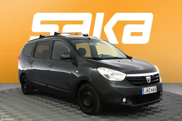 Harmaa Tila-auto, Dacia Lodgy – JKE-665
