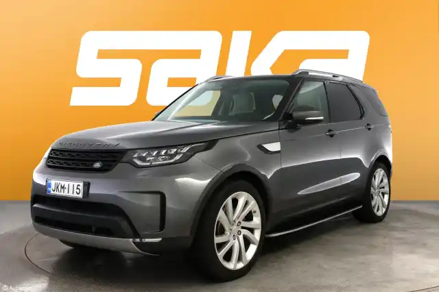 Harmaa Maastoauto, Land Rover Discovery – JKM-115