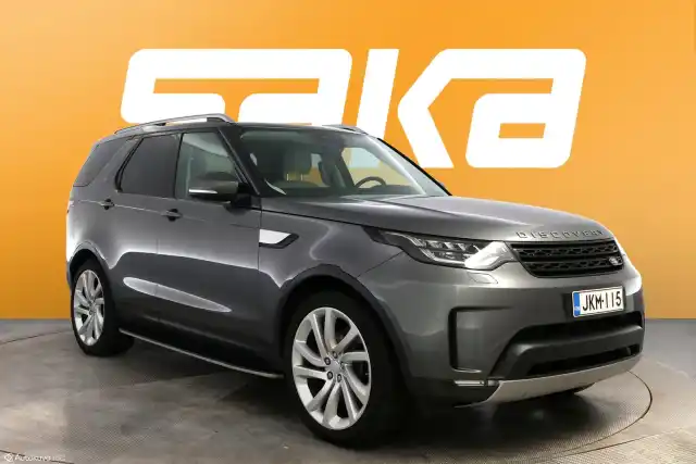 Harmaa Maastoauto, Land Rover Discovery – JKM-115