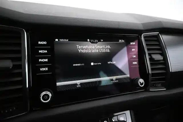 Valkoinen Maastoauto, Skoda Kodiaq – JKP-707