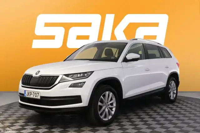 Valkoinen Maastoauto, Skoda Kodiaq – JKP-707