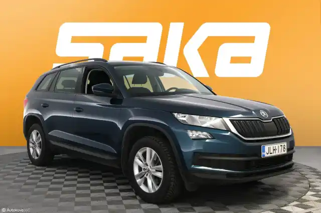 Sininen Maastoauto, Skoda Kodiaq – JLH-178