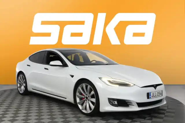 Valkoinen Sedan, Tesla Model S – JLL-254
