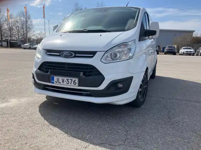 Valkoinen Pakettiauto, Ford Transit Custom – JLV-376
