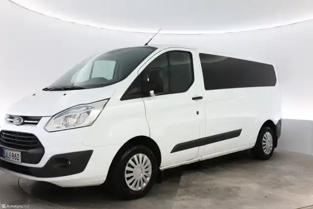 Valkoinen Tila-auto, Ford TRANSIT CUSTOM – JLY-862