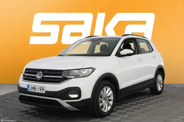 Valkoinen Maastoauto, Volkswagen T-Cross – JMB-199