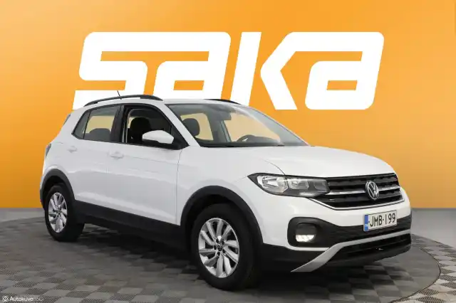 Valkoinen Maastoauto, Volkswagen T-Cross – JMB-199