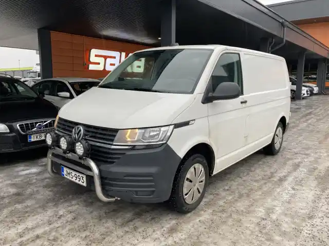 Valkoinen Pakettiauto, Volkswagen Transporter – JMS-993